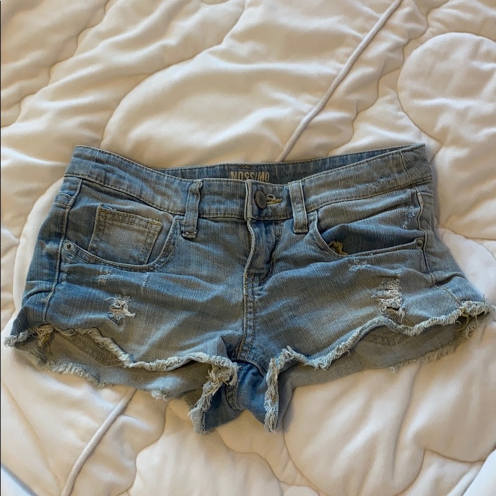 mossimo supply co denim shorts